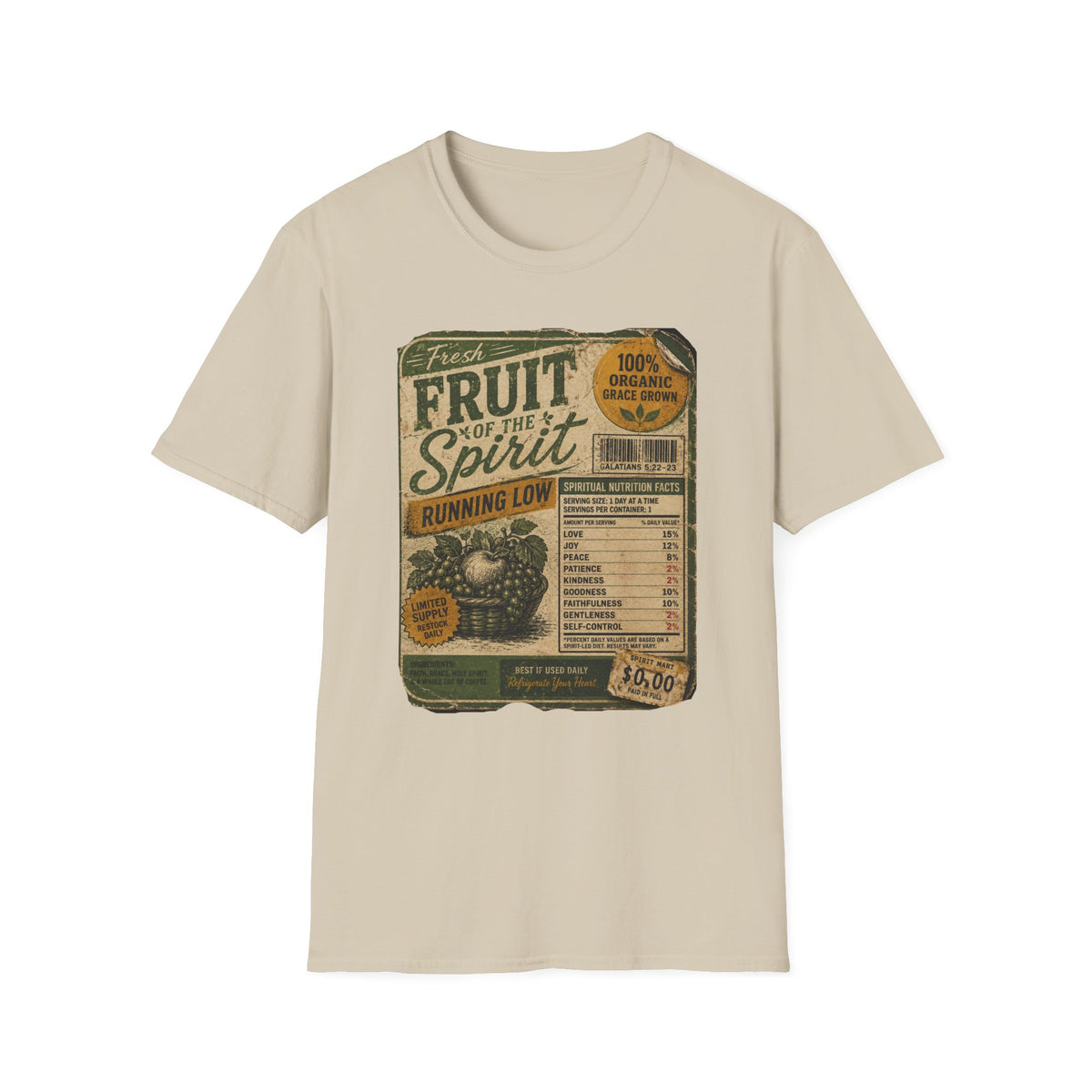 Fruit of the Spirit T‑Shirt — Vintage ‘Fresh Fruit of the Spirit’ Christian Graphic Tee