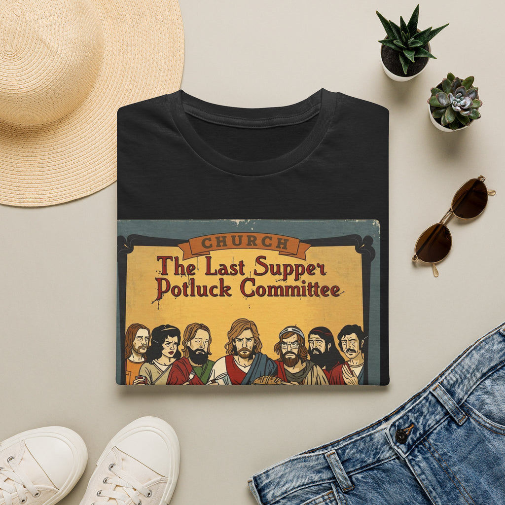 The Last Supper Potluck Committee Tee – “Bring a Side or Bring Shame” Graphic T-Shirt