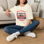 Holy Spirit Activate Slowly T-Shirt — Retro Cassette Christian Tee