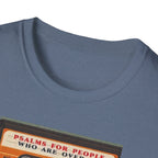 Retro Cassette T-Shirt — "Mixtapes for People Who Are Over It" Vintage Music Tee