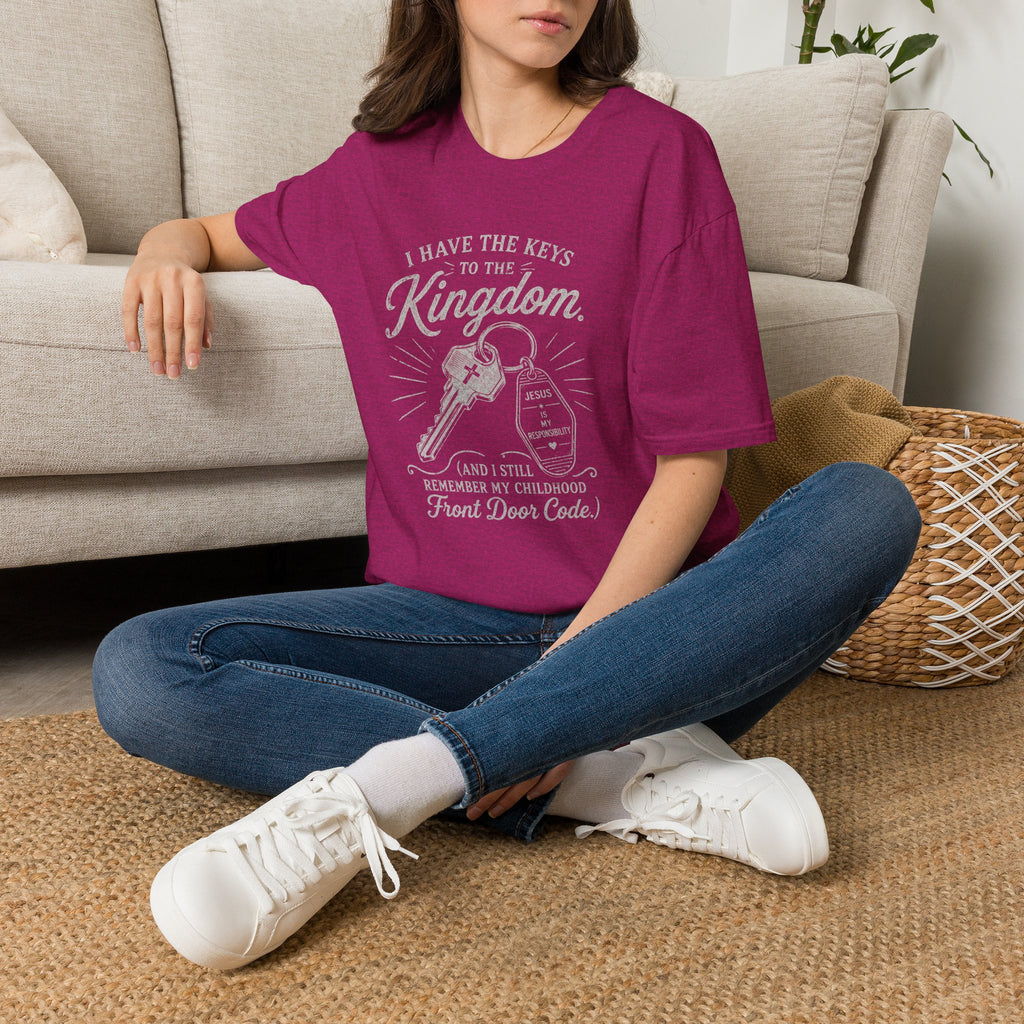 Kingdom Keys T-Shirt — "I Have the Keys to the Kingdom" Church Faith Tee