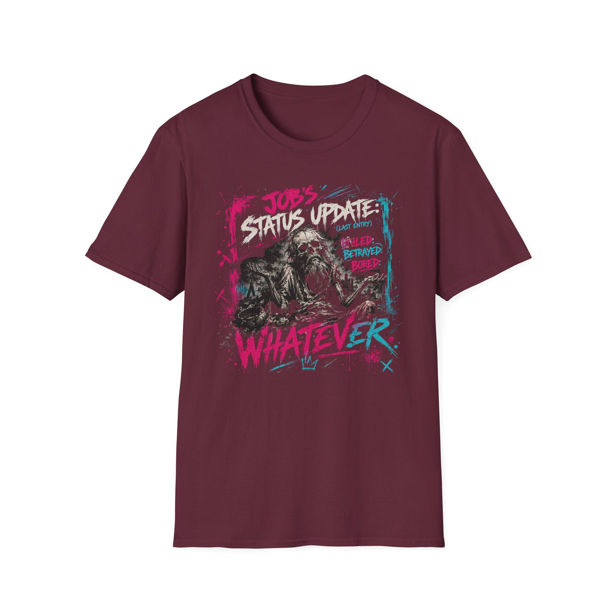 Whatever Status Update T-Shirt – Funny Sarcastic Graphic Tee