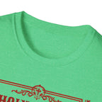Holy Water & Ibuprofen T-Shirt — Funny Gen X Survival Tee