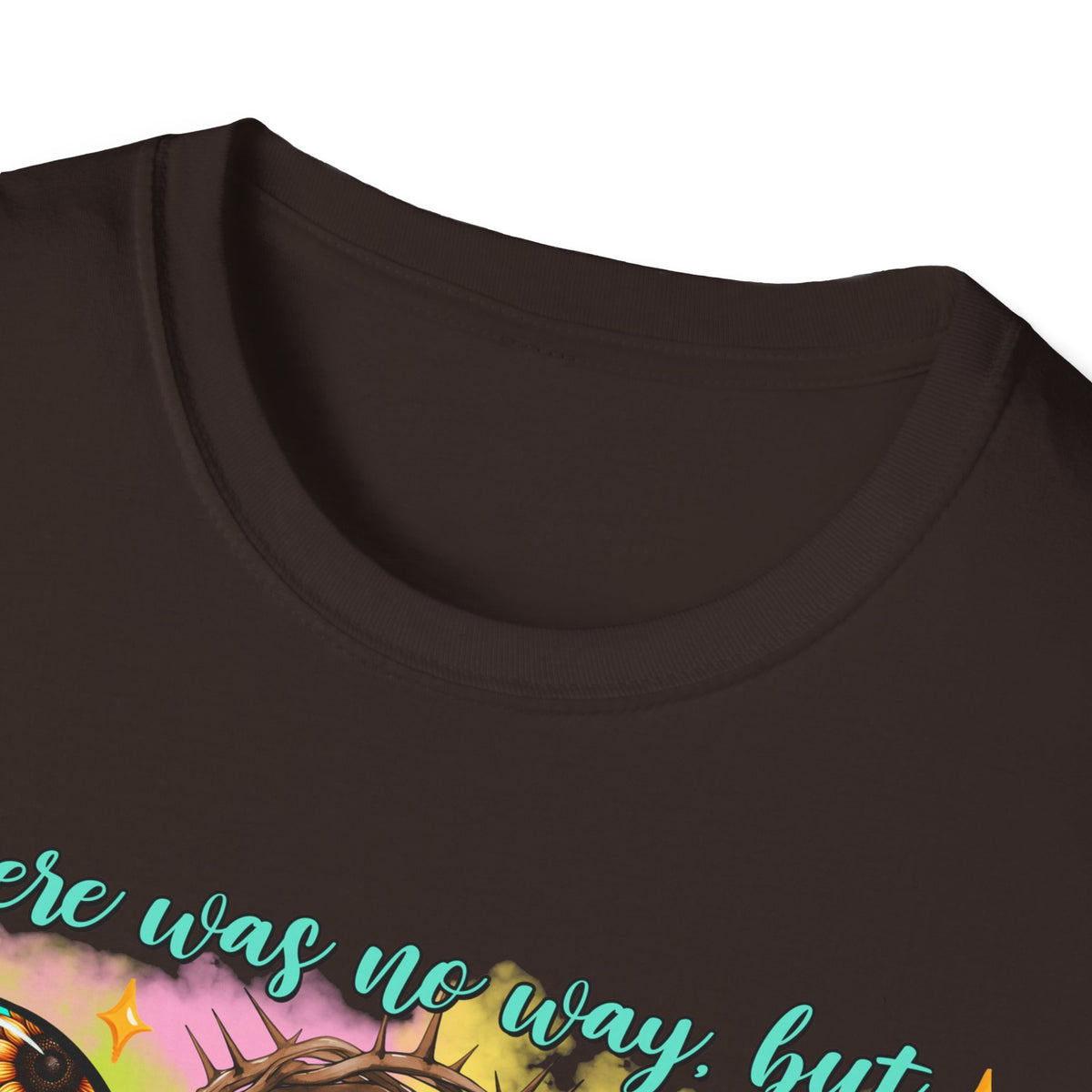 Floral 'God Made a Way' Christian Graphic T-Shirt