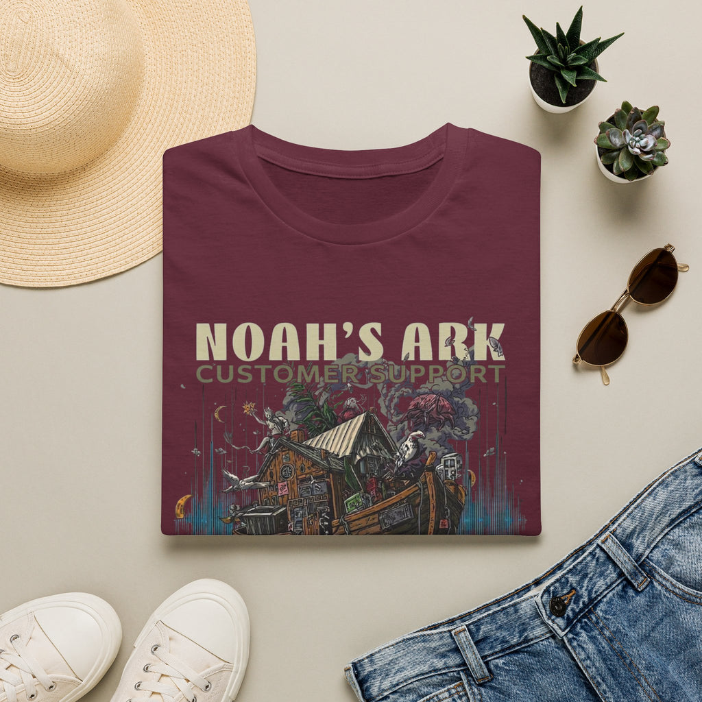 Noah's Ark Graphic T‑Shirt — Vintage Ark Illustration with Animals