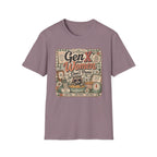 Gen X Women Don't Panic T-Shirt — Retro Raccoon Vintage Graphic Tee