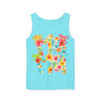 Hawaii Floral 'Mama' Tank Top — Tropical Vacation Beachwear