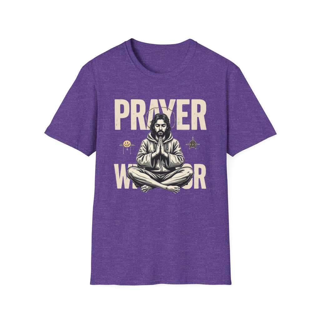 Prayer Warrior T-Shirt — Meditative Jesus Graphic Tee