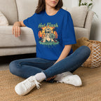Hot Flash Summer Tour Retro Beach T-Shirt — Funny Menopause Graphic Tee