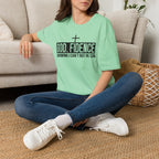 Faith Confidence T-Shirt — "God. Fidence" Christian Inspirational Tee