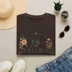 T-Shirt — “Joy Has No Season” Floral Graphic Tee
