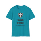 Grace Is Plentiful Christian T-Shirt — Shield & Cross Faith Tee