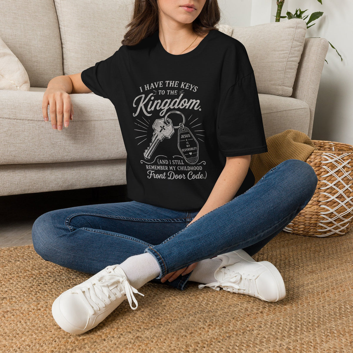 Kingdom Keys T-Shirt — "I Have the Keys to the Kingdom" Church Faith Tee
