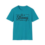She Is Strong T-Shirt — Proverbs 31:25 Inspirational Christian Tee