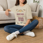 Grace Has Entered the Chat T-Shirt — Retro Boho Graphic Tee for Women
