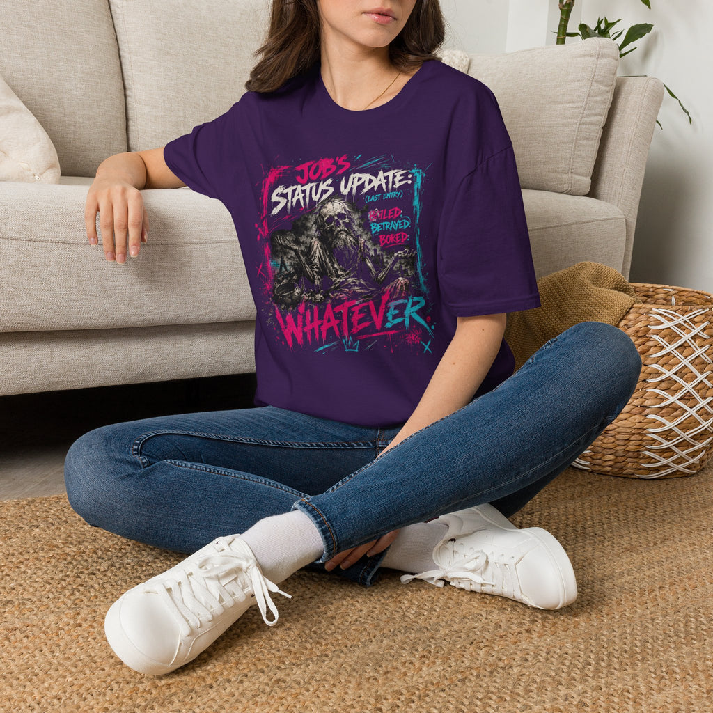 Whatever Status Update T-Shirt – Funny Sarcastic Graphic Tee
