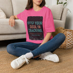 Keep Your Soul In Tracking T-Shirt — Inspirational Vintage Graphic Tee