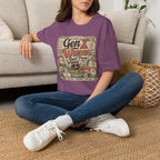 Gen X Women Don't Panic T-Shirt — Retro Raccoon Vintage Graphic Tee