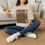 Raised Right Still Tired T-Shirt — Vintage Faith & Humor Christian Tee
