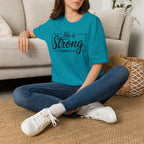 She Is Strong T-Shirt — Proverbs 31:25 Inspirational Christian Tee