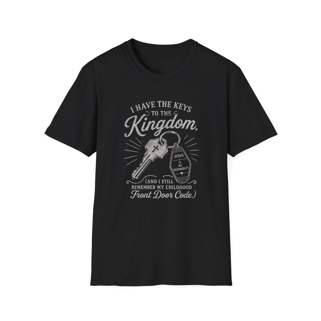 Kingdom Keys T-Shirt — "I Have the Keys to the Kingdom" Church Faith Tee