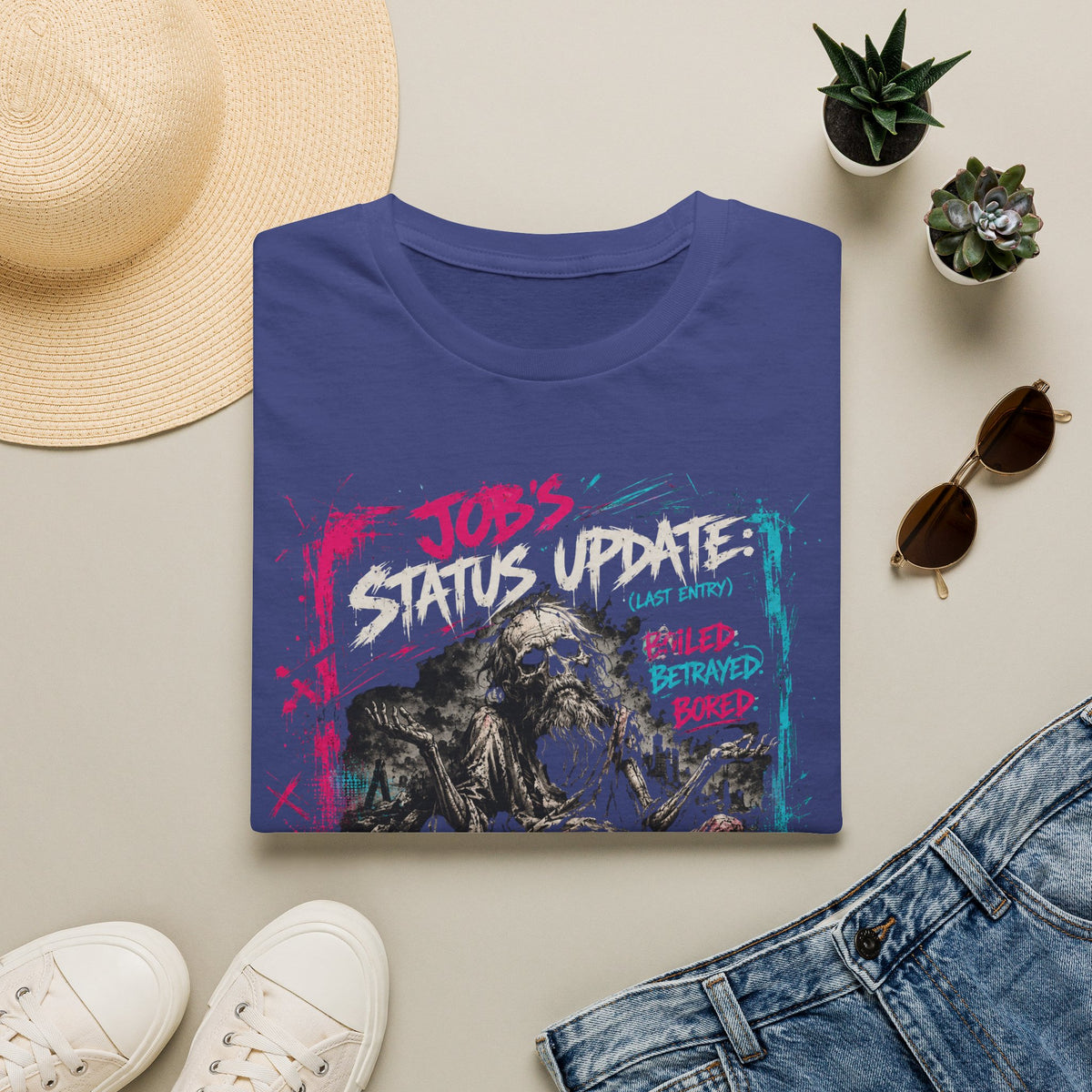 Whatever Status Update T-Shirt – Funny Sarcastic Graphic Tee
