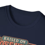 Raised on Hose Water Retro Graphic T-Shirt — Vintage Barber/Salon Vibes