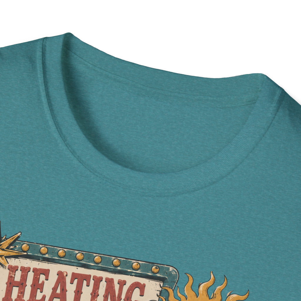Heating & Cooling System T-Shirt — Retro HVAC Vacation Vibes Tee