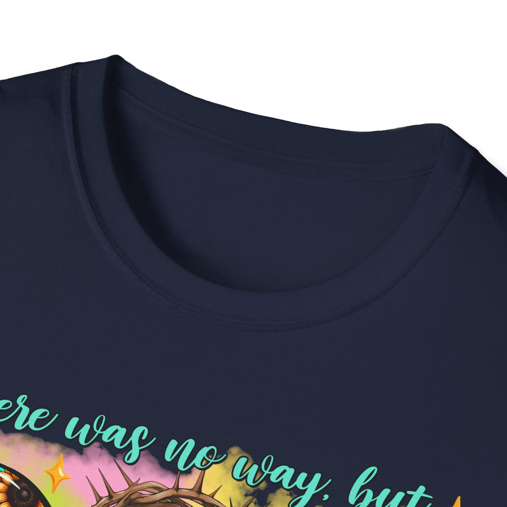 Floral 'God Made a Way' Christian Graphic T-Shirt