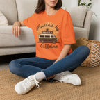 Fueled by Grace & Caffeine Van T-Shirt — Retro Coffee Roadtrip Tee