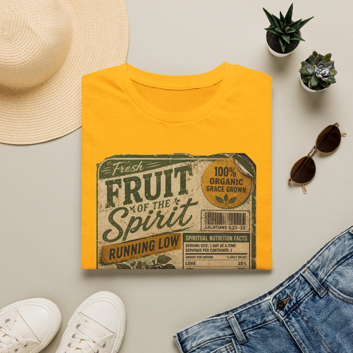 Fruit of the Spirit T‑Shirt — Vintage ‘Fresh Fruit of the Spirit’ Christian Graphic Tee