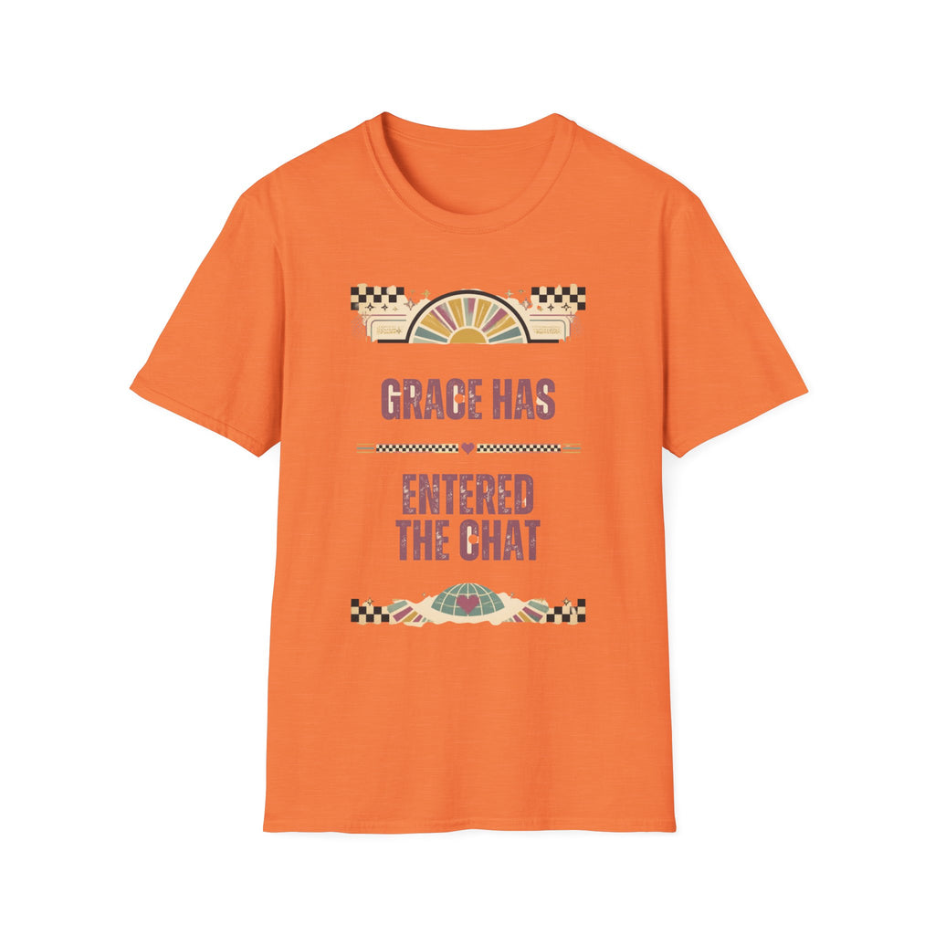 Grace Has Entered the Chat T-Shirt — Retro Boho Graphic Tee for Women