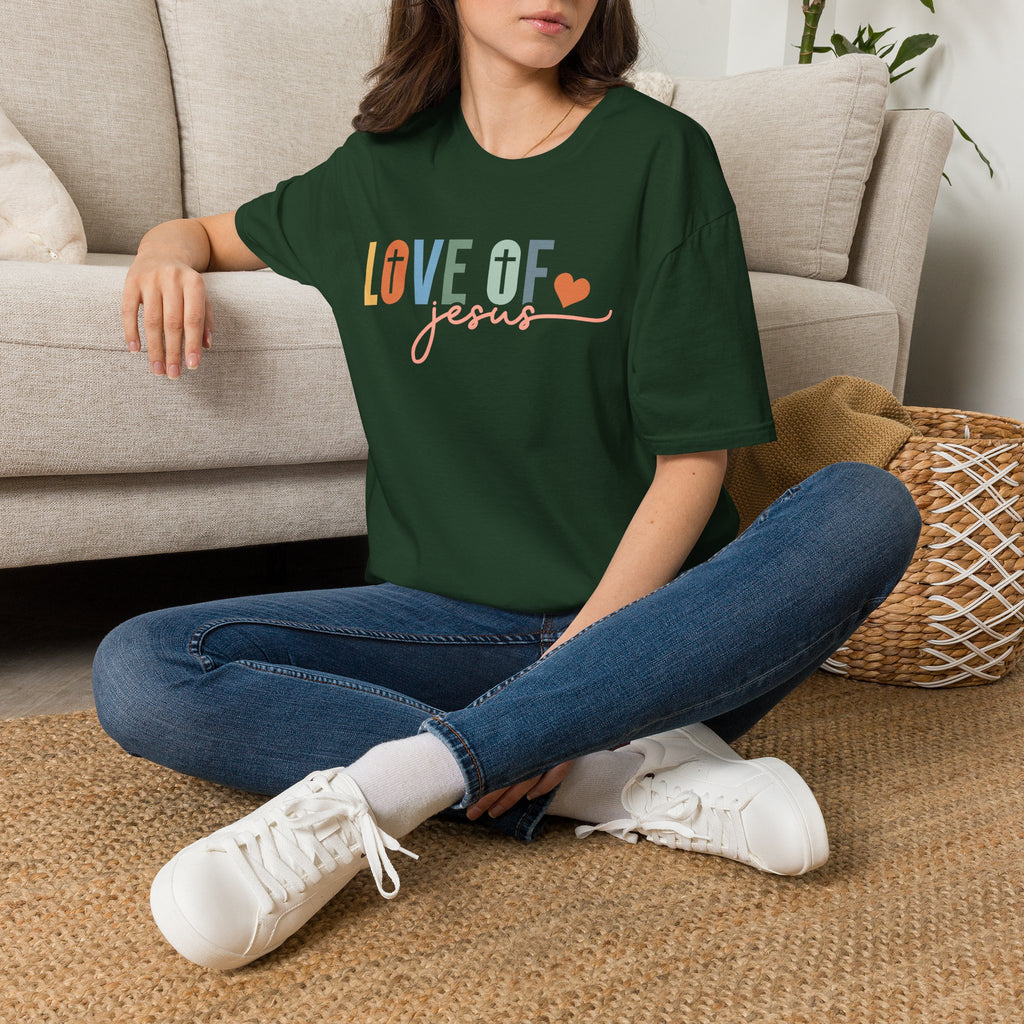Love of Jesus T-Shirt — Pastel Christian Faith Tee