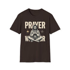 Prayer Warrior T-Shirt — Meditative Jesus Graphic Tee