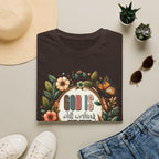 Inspirational T-Shirt — "God Is Still Writing Your Story" Floral Faith Tee