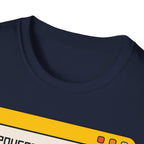 T-Shirt — "Powered by Jesus and Sarcasm" Graphic Tee