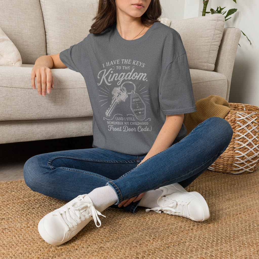 Kingdom Keys T-Shirt — "I Have the Keys to the Kingdom" Church Faith Tee