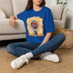 Be The Light Graphic T-Shirt — Floral Lightbulb Inspirational Tee