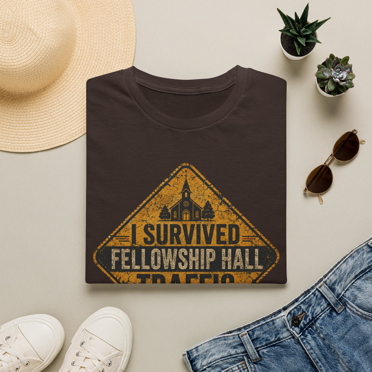 I Survived Fellowship Hall Traffic T-Shirt