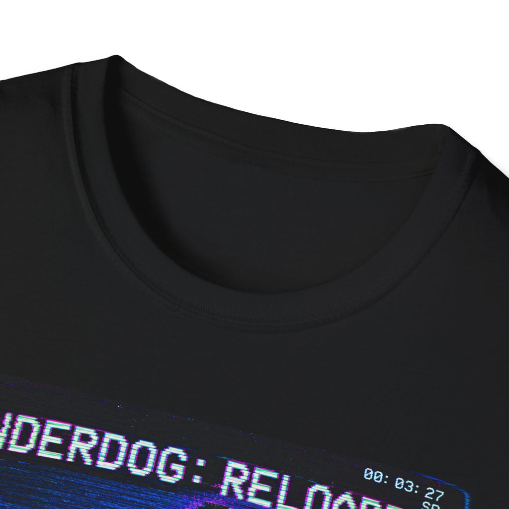 David vs Goliath Retro T-Shirt — "Underdog: Reloaded" Neon Graphic Tee