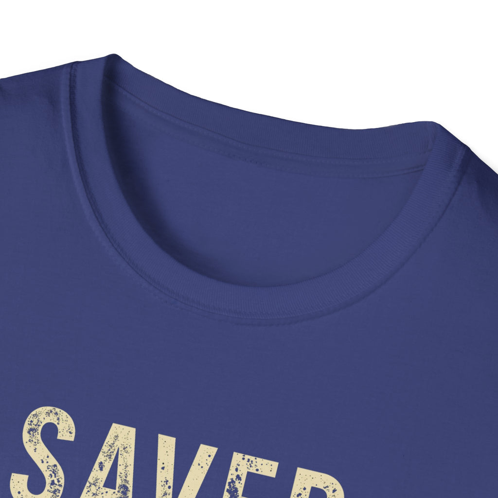 Saved & Salty T‑Shirt — Christian Beachy Faith Graphic Tee