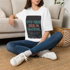 Keep Your Soul In Tracking T-Shirt — Inspirational Vintage Graphic Tee