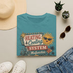 Heating & Cooling System T-Shirt — Retro HVAC Vacation Vibes Tee