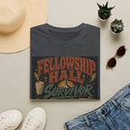 Fellowship Hall Survivor | Funny Church Life Graphic T-Shirt