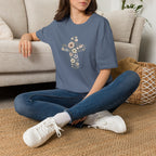 Floral cross bouquet T-Shirt