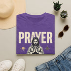Prayer Warrior T-Shirt — Meditative Jesus Graphic Tee