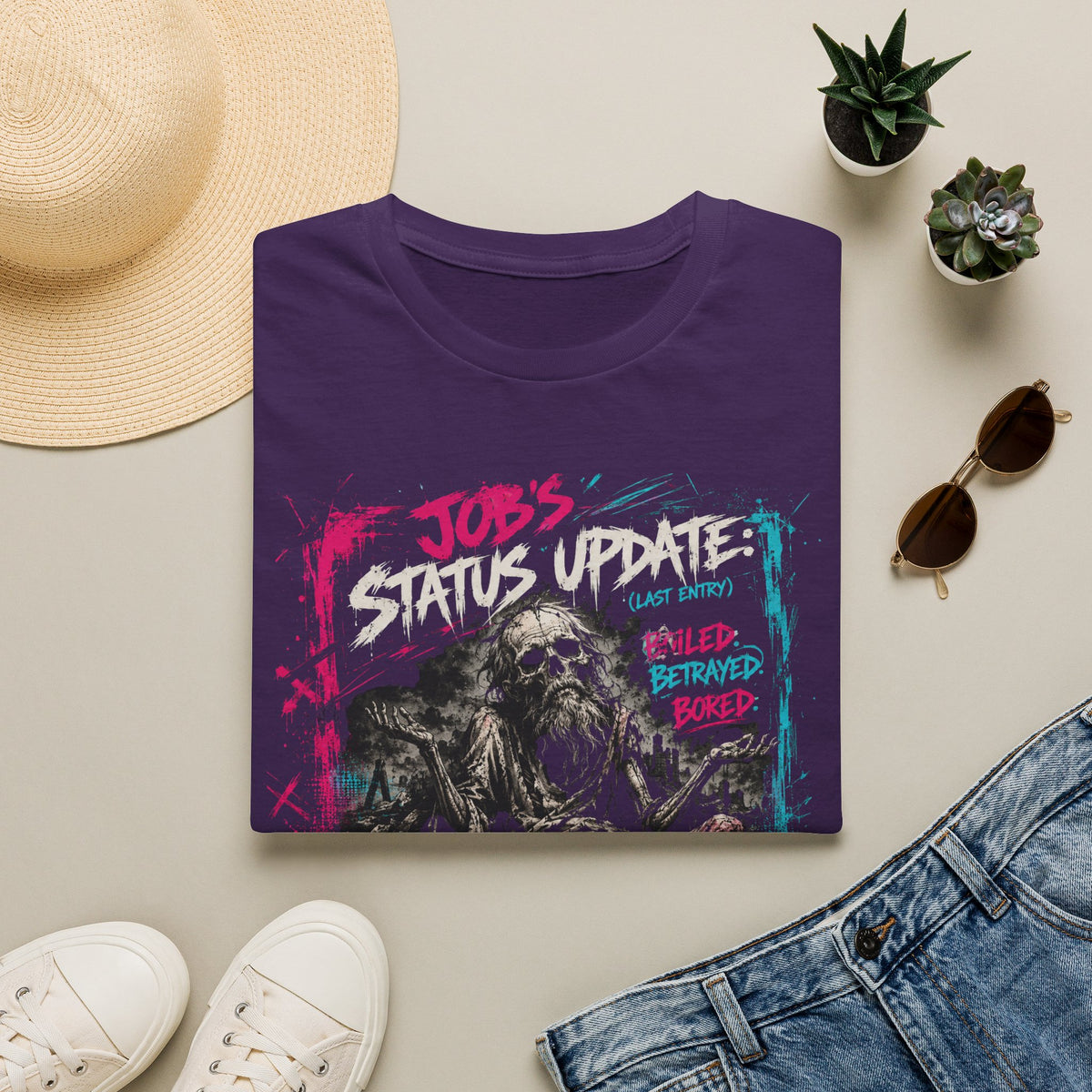 Whatever Status Update T-Shirt – Funny Sarcastic Graphic Tee