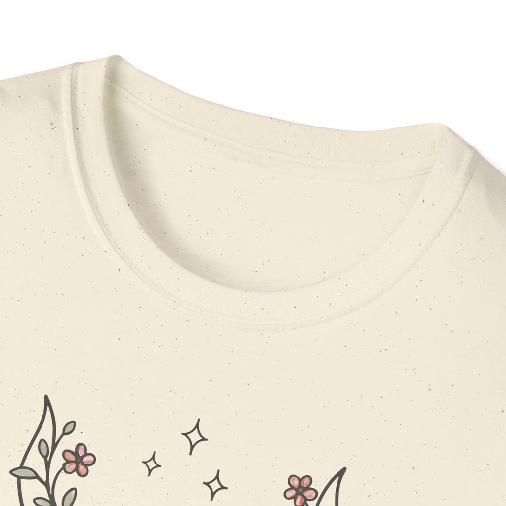 Floral deer skull T-Shirt