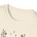 Floral deer skull T-Shirt