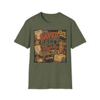 Saved Salty Slightly Overstimulated T-Shirt — Vintage Coastal Christian Graphic Tee
